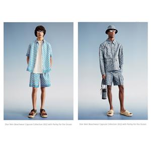 Dior launches eco-aware menswear Beachwear Capsule collection with Parley for the Oceans