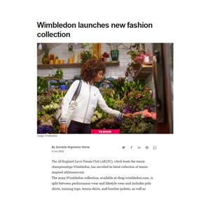 Wimbledon launches new fashion collection