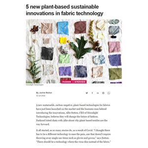 5 novas inovações sustentáveis ​​baseadas em plantas na tecnologia de tecidos