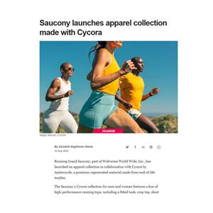 Saucony launches apparel collection made with Cycora