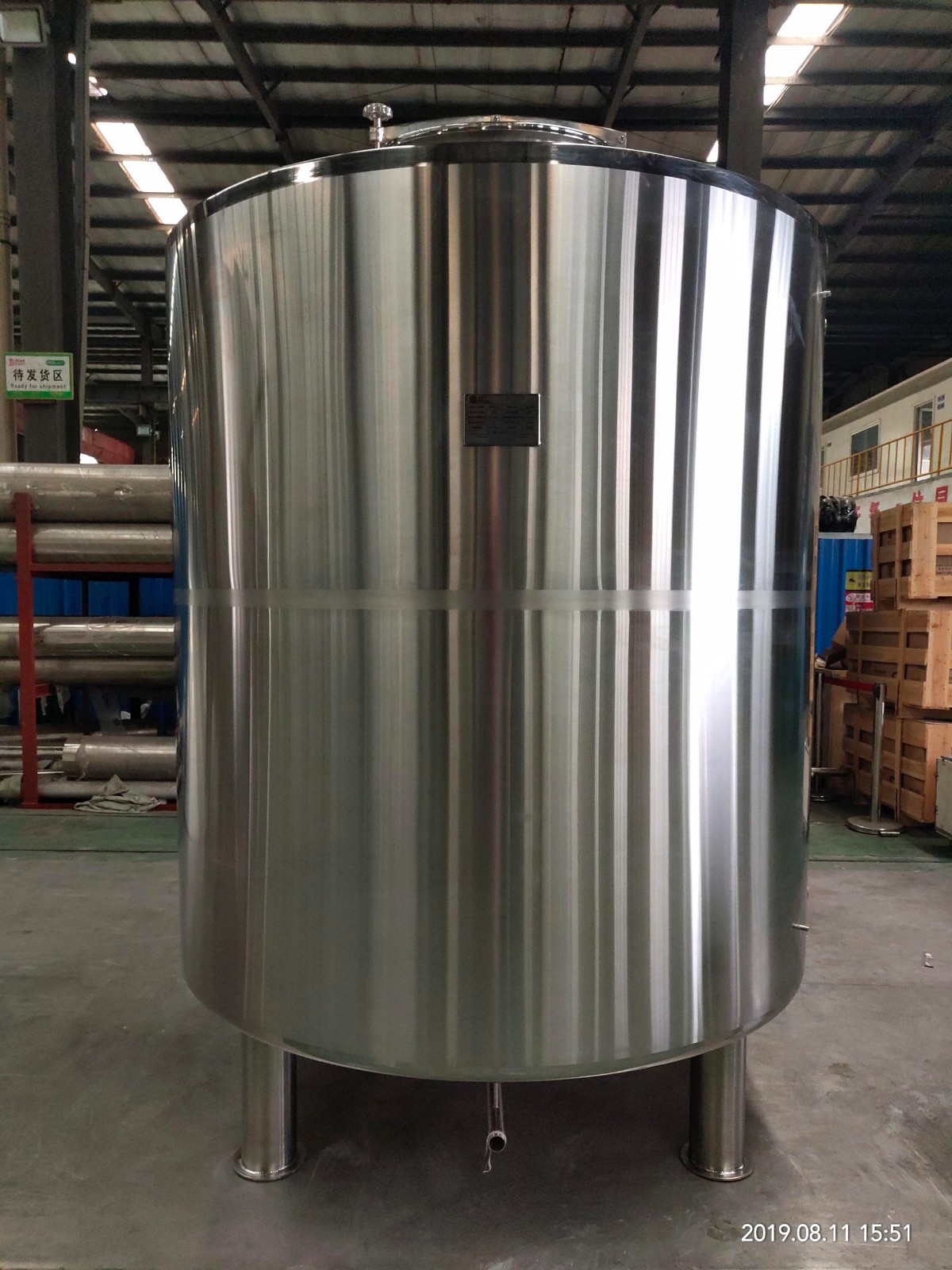 1000L beer brewing equipment finished and shipped to Europe