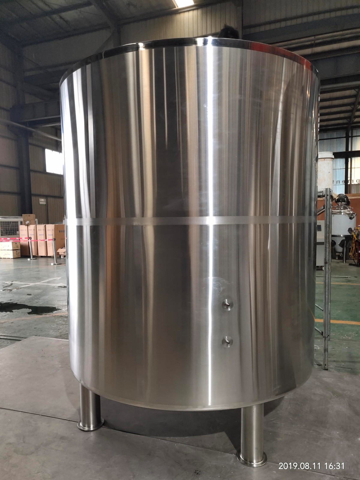 1000L beer brewing equipment finished and shipped to Europe