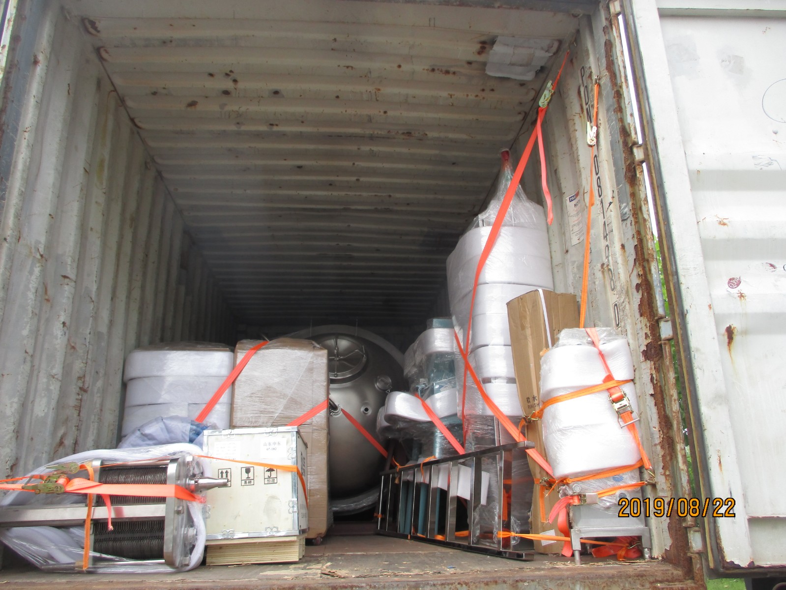 1000L beer brewing equipment finished and shipped to Europe