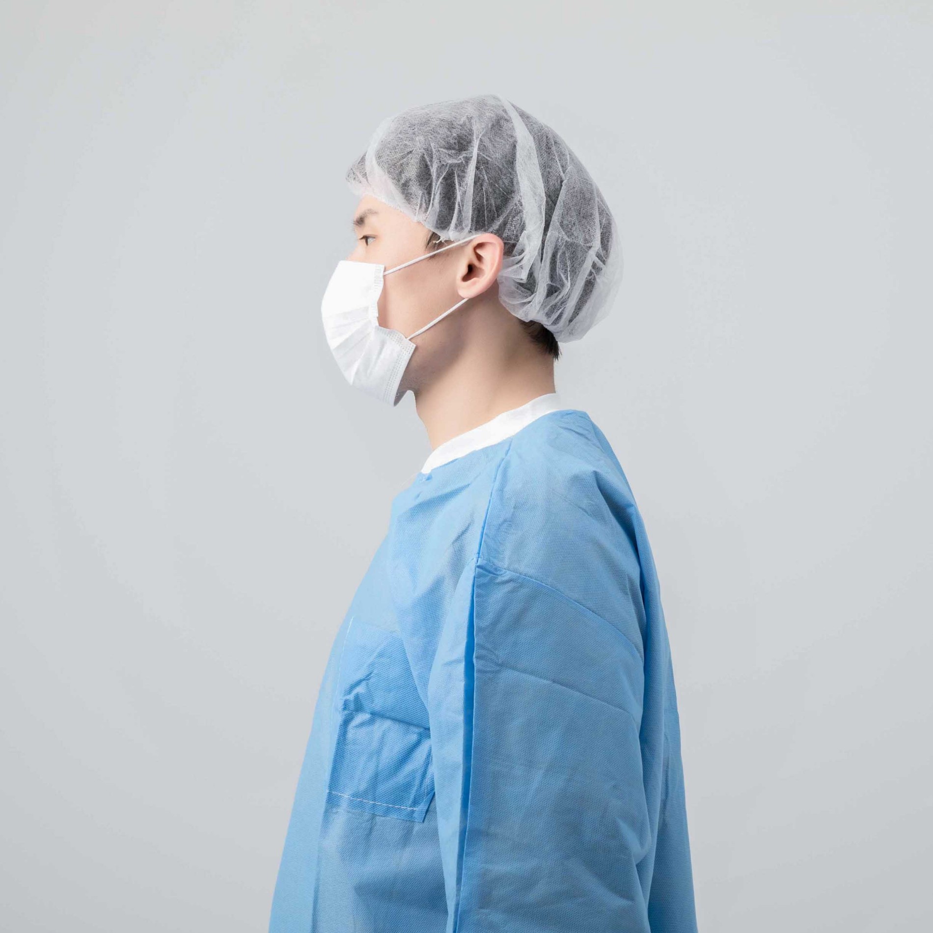 Surgical Nonwoven White Face Mask