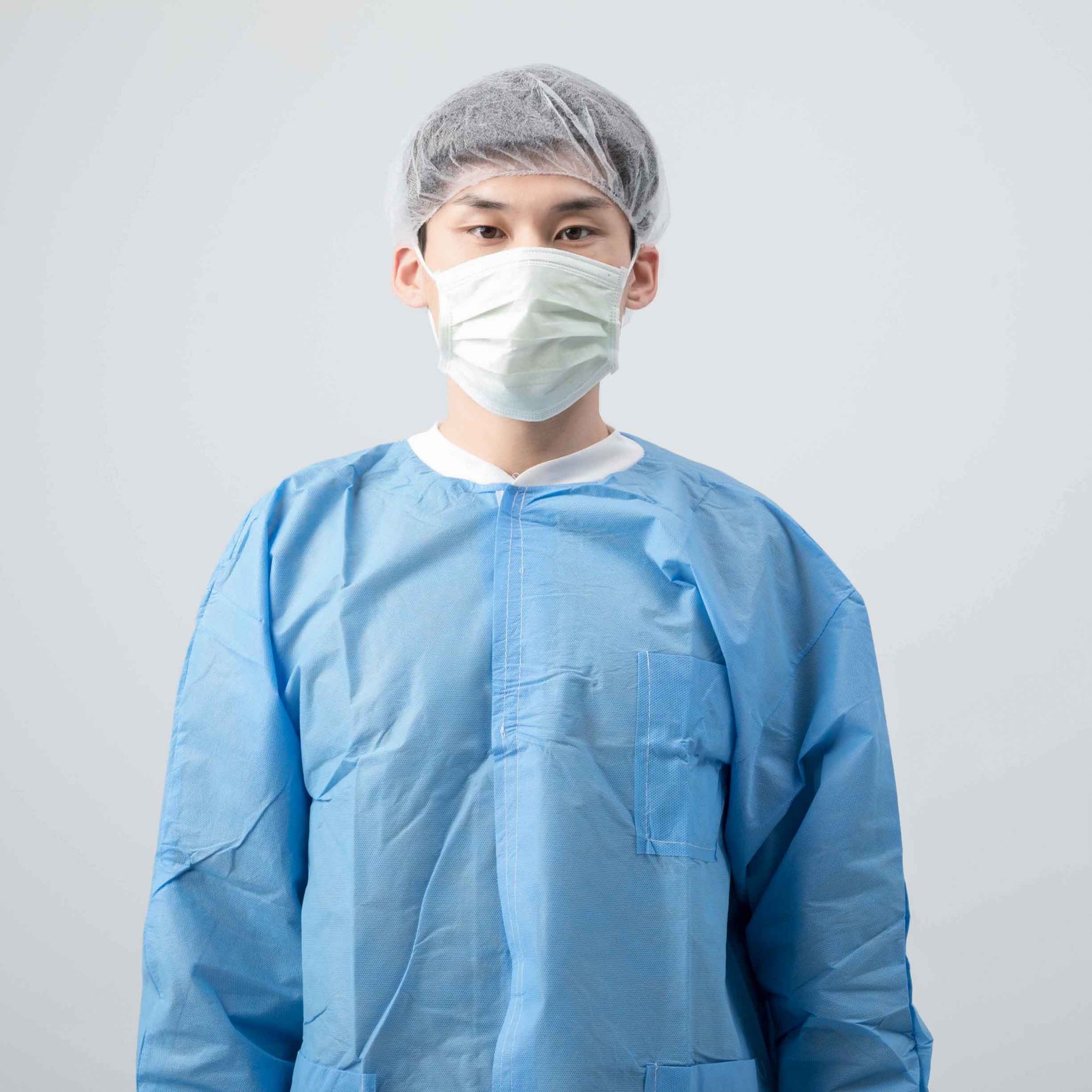 Disposable Nonwoven 3ply Face Mask For Hospital Blue