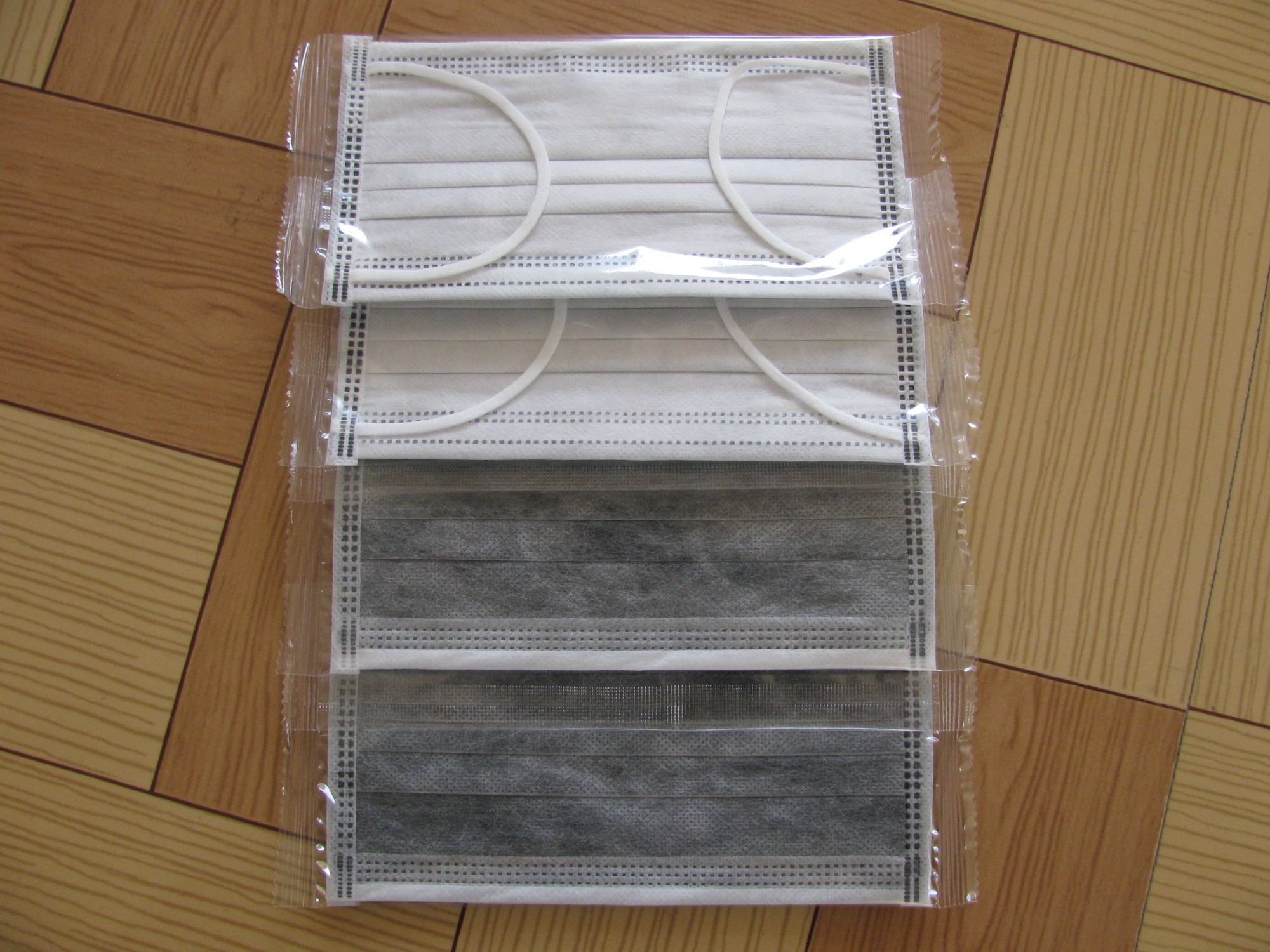 Active Carbon Face Mask With Individual Package