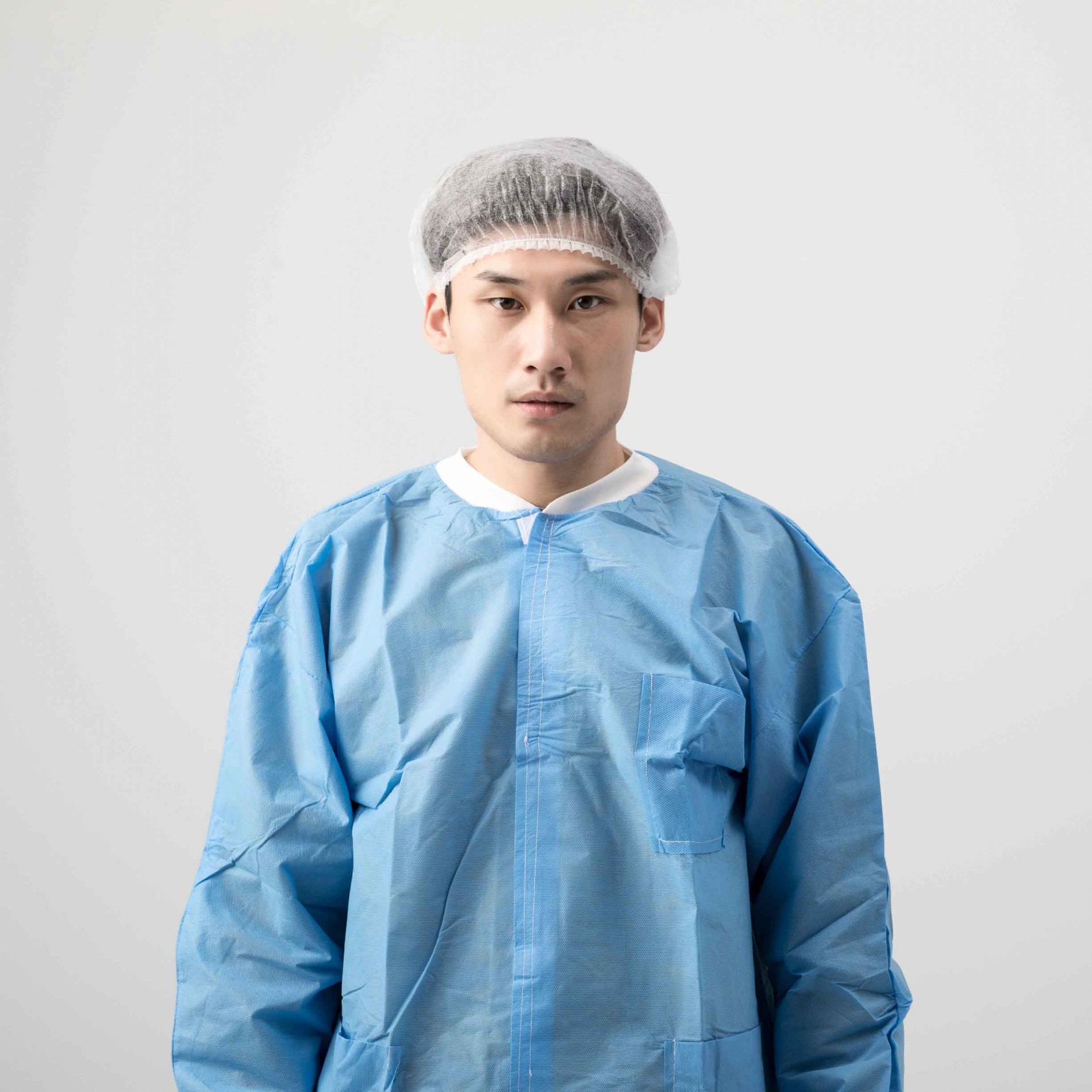 Medical Double Or Single Elastic Non Woven Surgical Surgeon Disposable Mob Cap