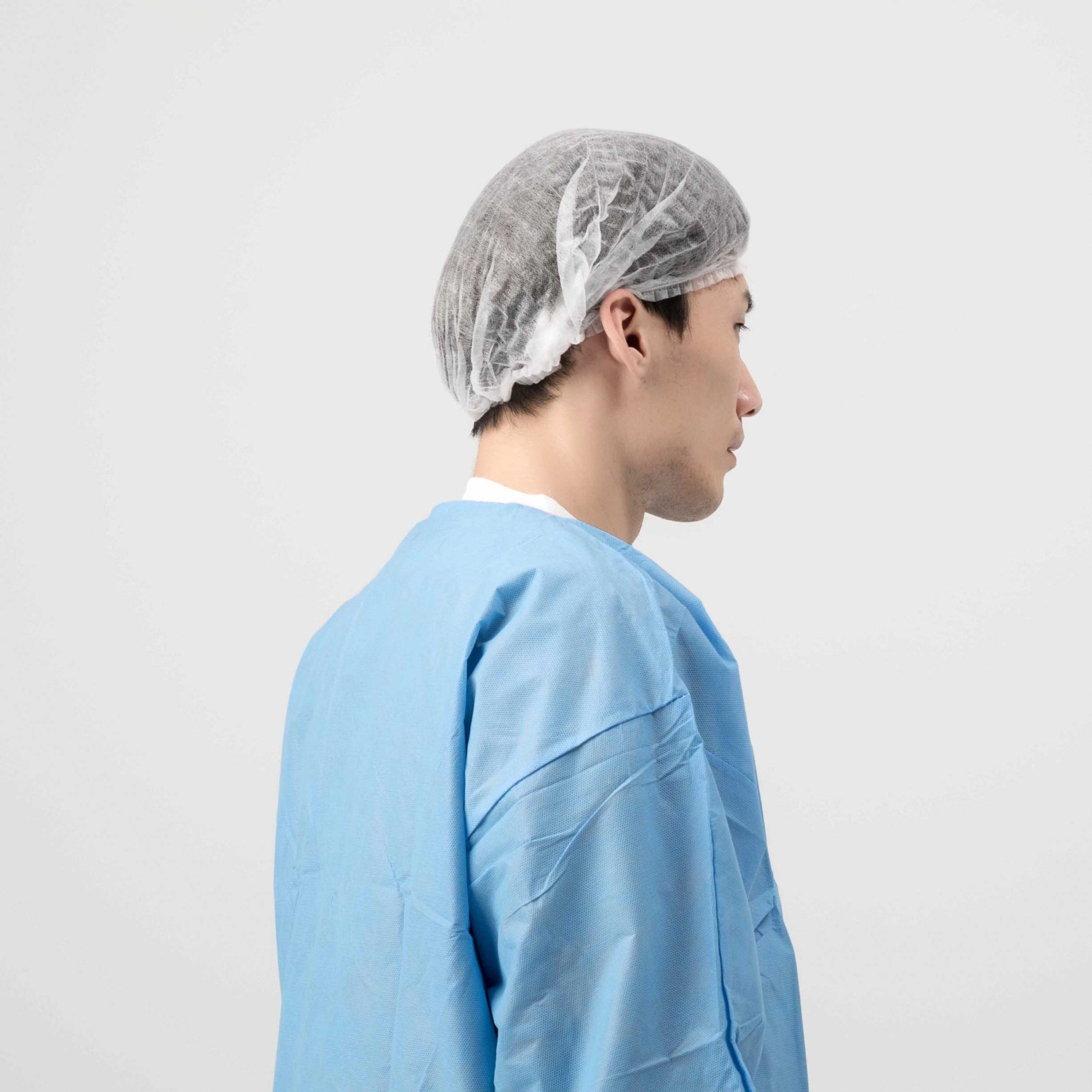 Medical Double Or Single Elastic Non Woven Surgical Surgeon Disposable Mob Cap