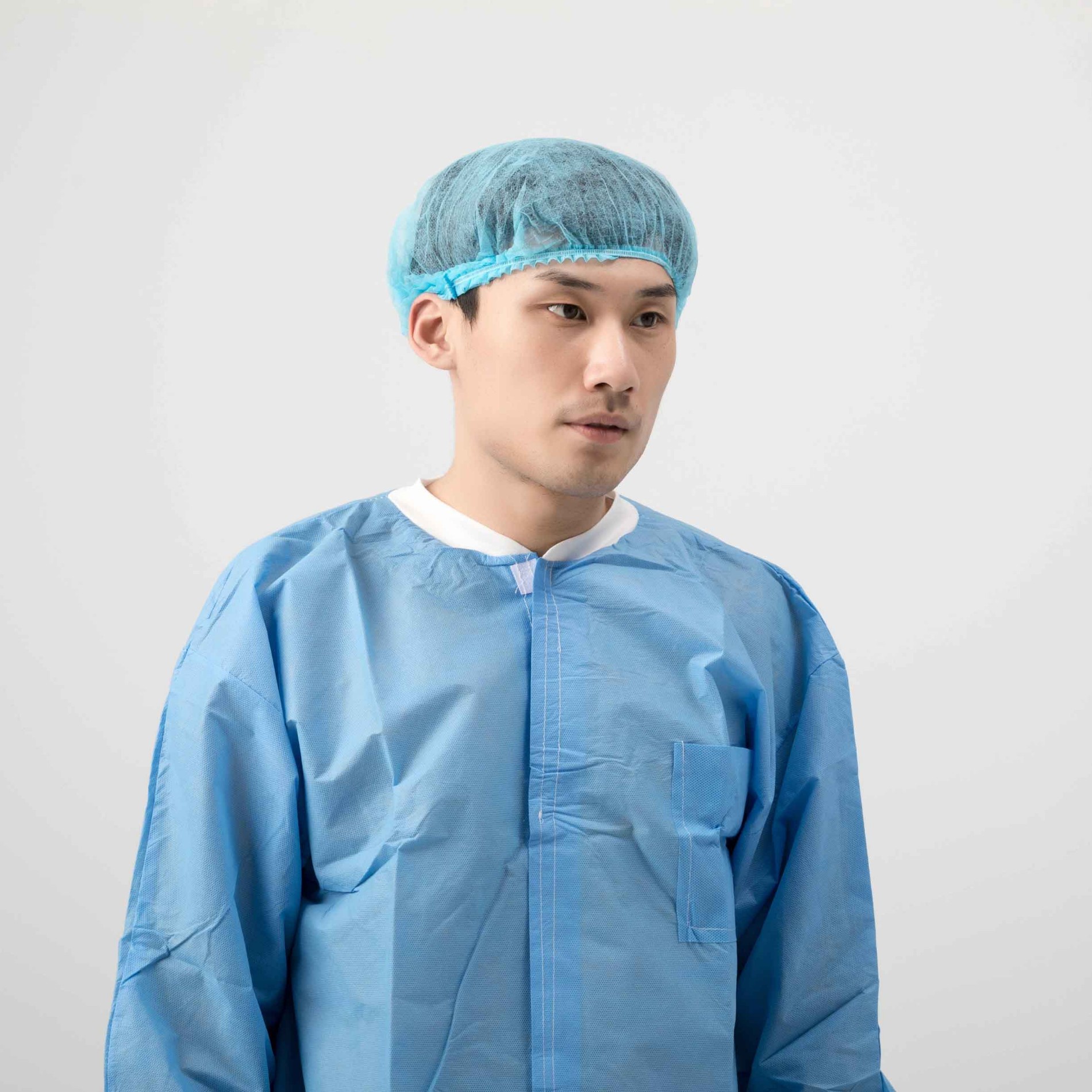 Surgical Nonwoven Cap For Doctor With LateX Free