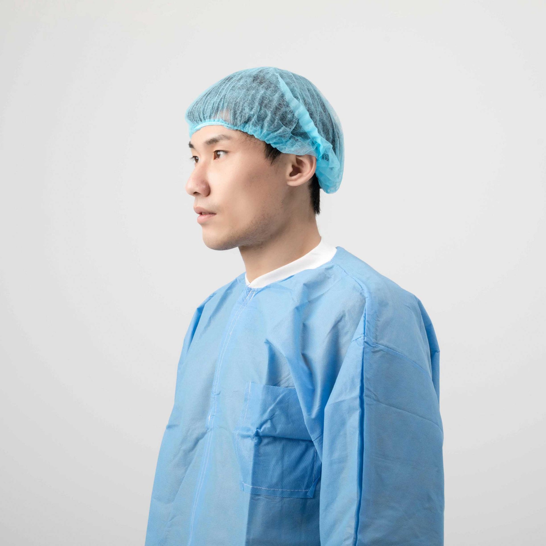 Surgical Nonwoven Cap For Doctor With LateX Free