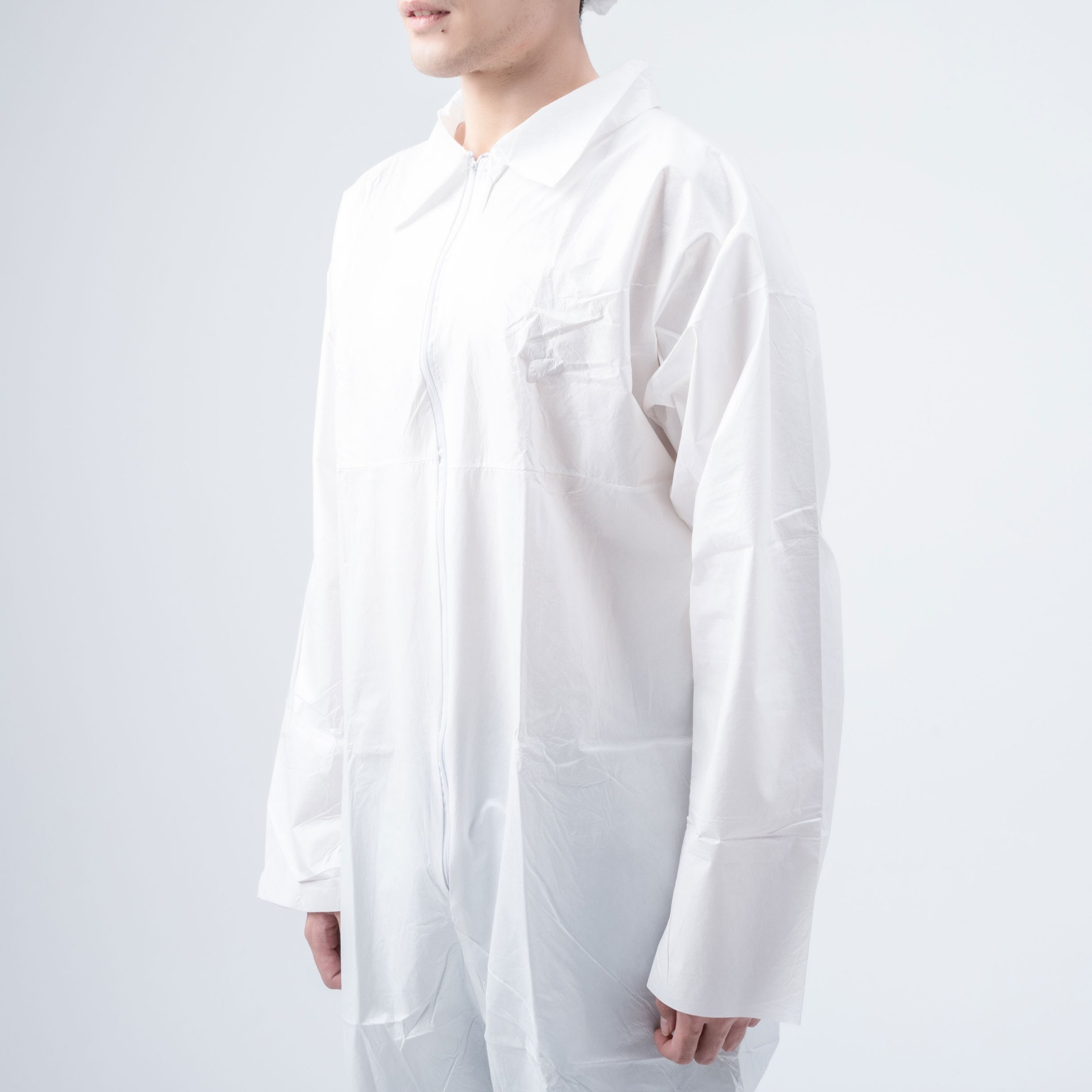 Disposable Pp Coverall Without Hood