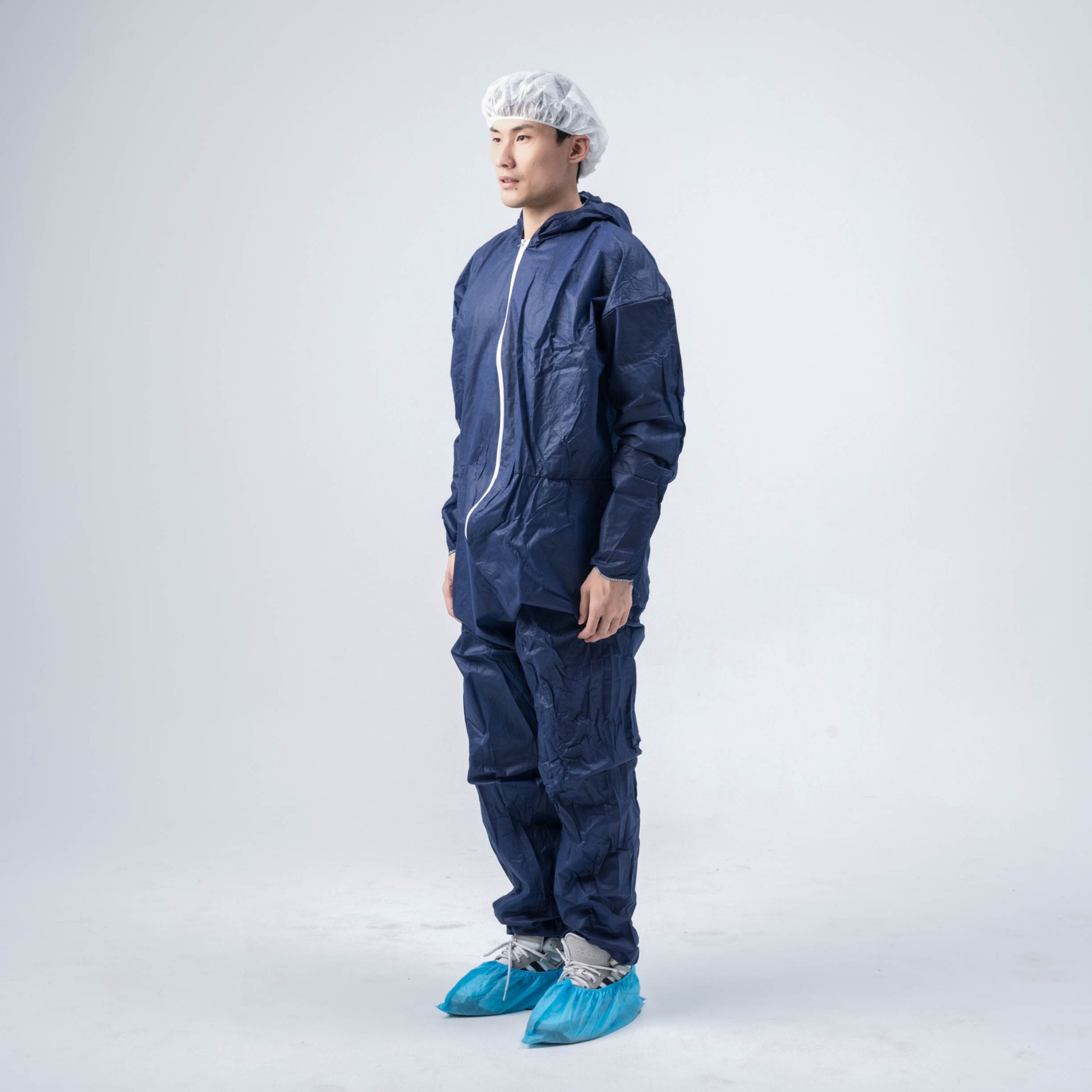 Disposable Non-woven Pp Cleaning Dustproof Coverall With Hood