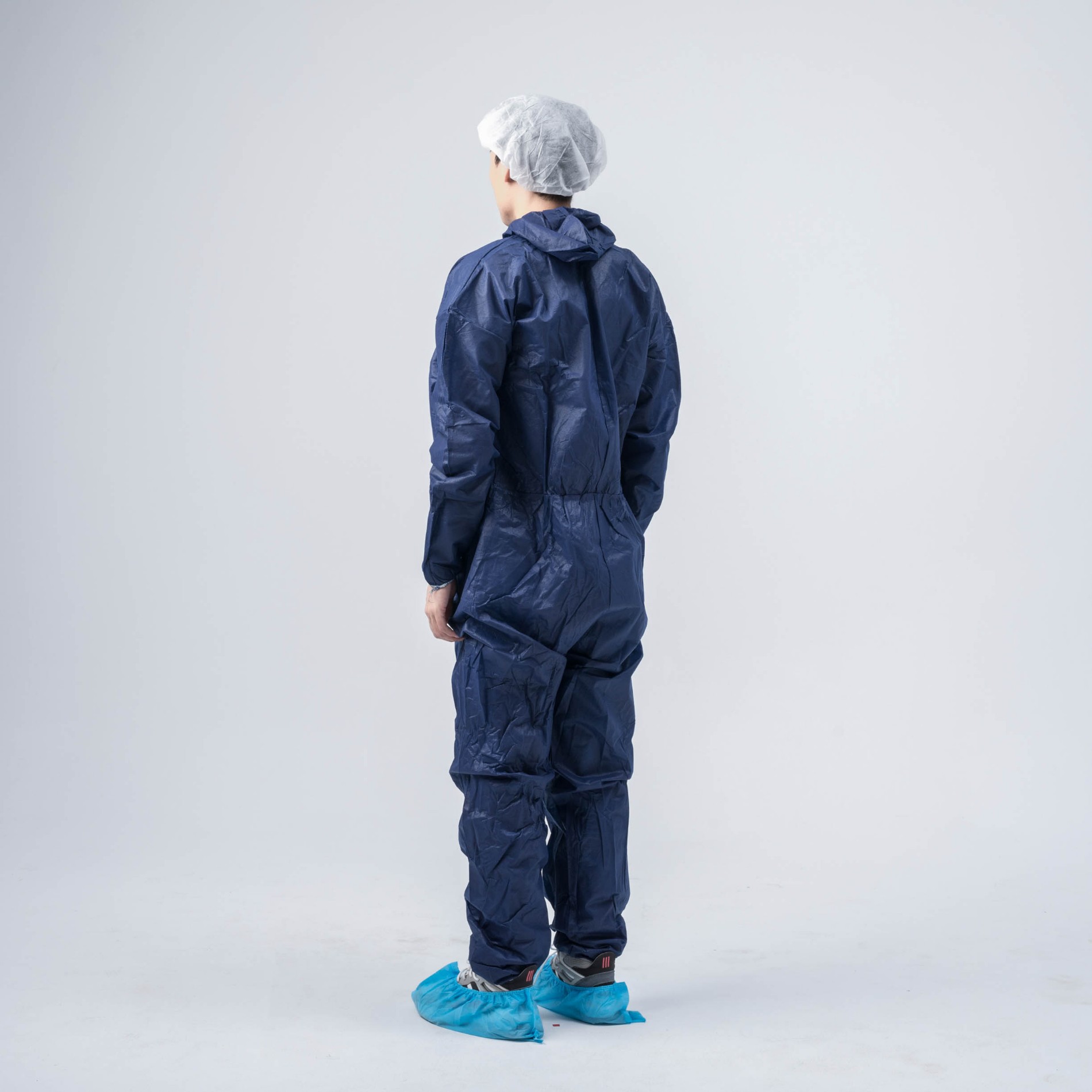 Disposable Non-woven Pp Cleaning Dustproof Coverall With Hood