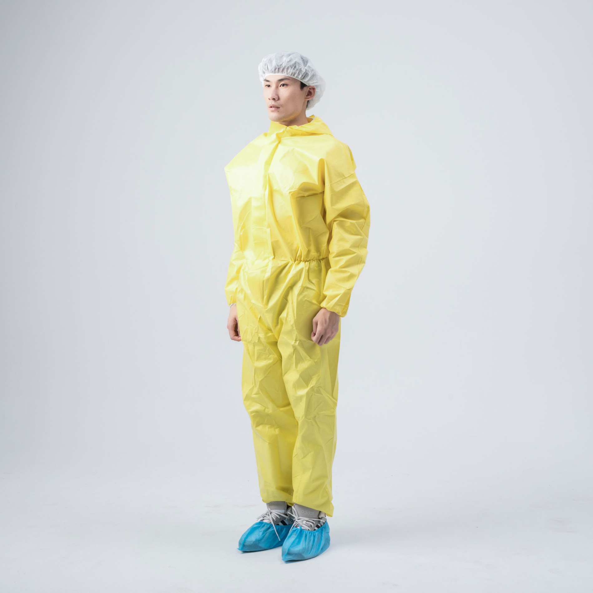 Food Industry Waterproof Microporous Coverall Without Hood