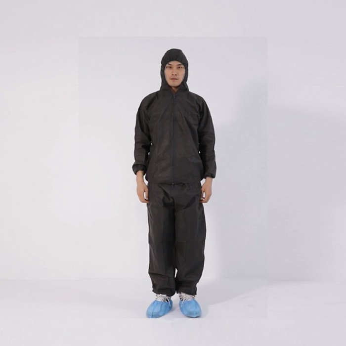 Disposable Safety Pp Coverall Suit With Hood