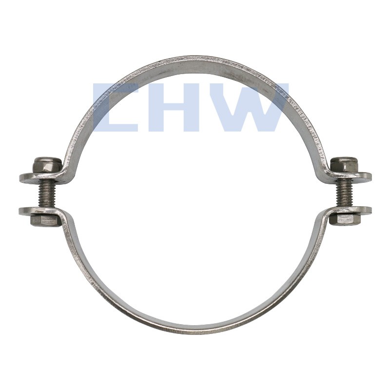 Sanitary Stainless steel SS304 SS316L clamps without shaft pipe support clips pipe holders pipe clamps tubing hanger