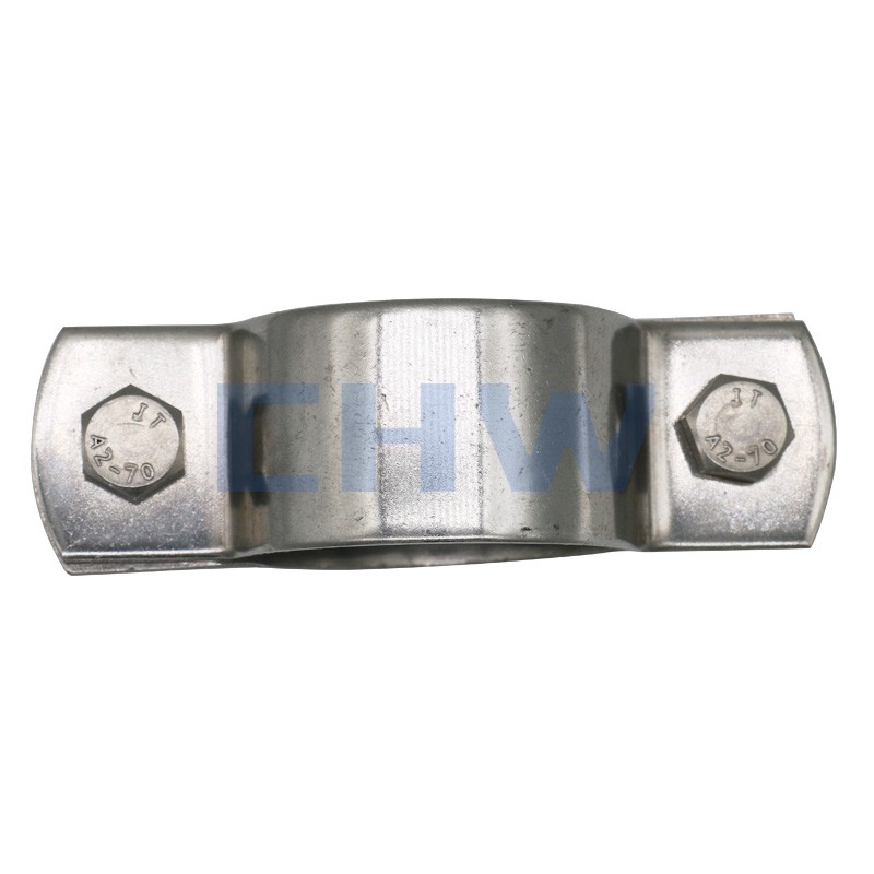 Sanitary Stainless steel SS304 SS316L pipe support clamps without shaft clips pipe holders pipe clamps tubing hanger