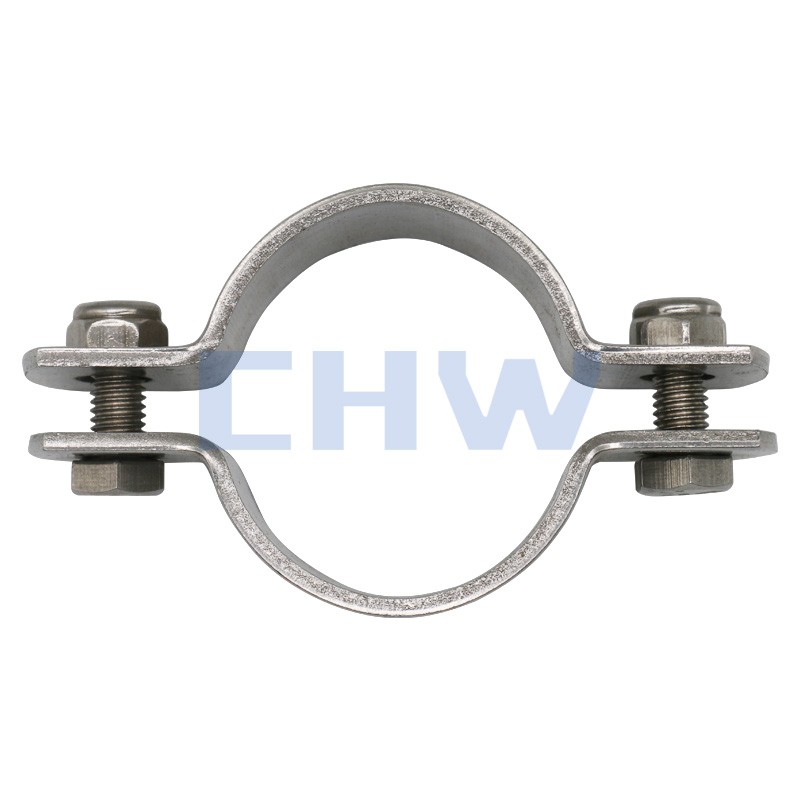 Sanitary Stainless steel SS304 SS316L tubing hanger clamps without shaft pipe support clips pipe holders pipe clamps