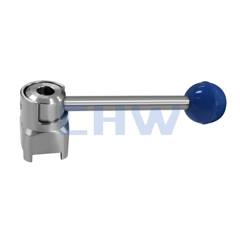 Sanitary stainless steel high quality pull handle ss304 ss316L DIN SMS ISO 3A BPE IDF AS BS