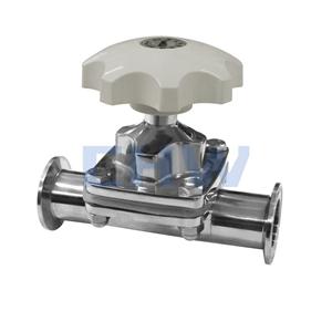 Sanitary stainless steel high quality Clampde Direct Way Diaphragm valve ss304 ss316L DIN SMS ISO 3A BPE IDF AS BS
