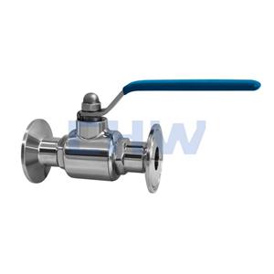 Sanitary stainless steel high quality through rapid installed ball valve SS304 SS316L DIN SMS ISO 3A BPE IDF AS BS