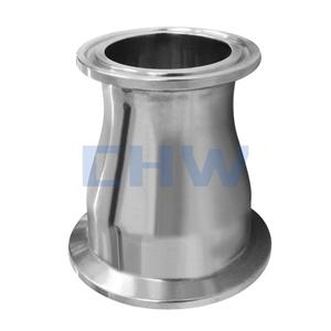 Sanitary stainless steel high quality concentric reducer both end Ferrule SS304 SS316L DIN SMS ISO 3A BPE IDF AS BS