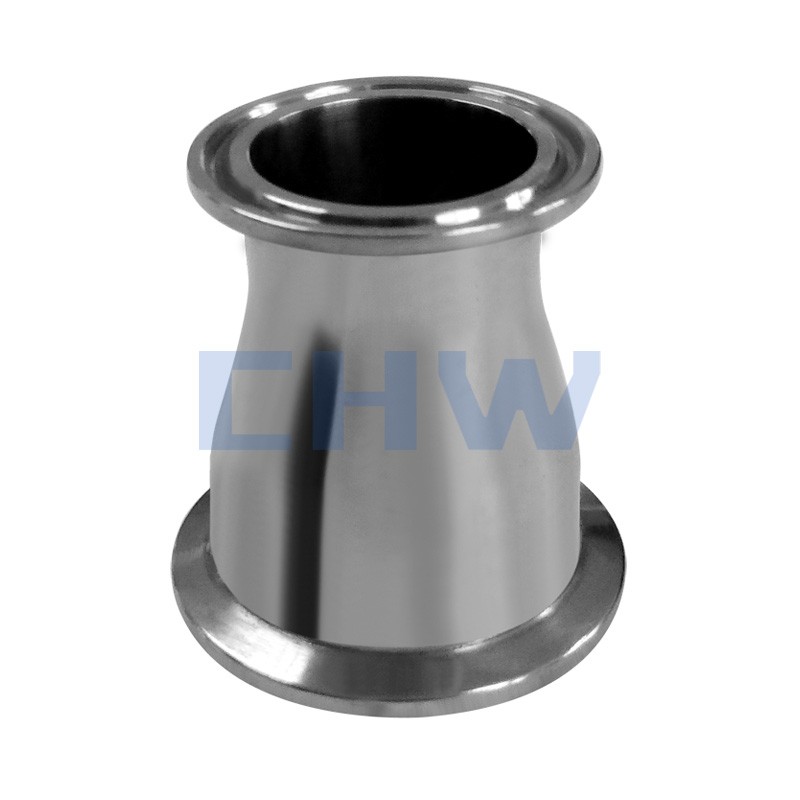 Sanitary stainless steel high quality concentric reducer both end Ferrule SS304 SS316L DIN SMS ISO 3A BPE IDF AS BS