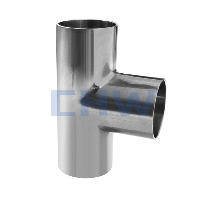 Sanitary stainless steel high quality equal tee SS304 SS316L DIN SMS ISO 3A BPE IDF AS BS