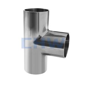 Sanitary stainless steel high quality equal tee SS304 SS316L DIN SMS ISO 3A BPE IDF AS BS