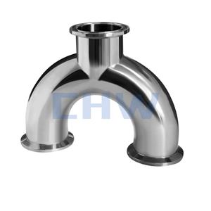 Stainless steel SS304 SS316L sanitary high quality quick-installed U tee DIN SMS ISO 3A BPE IDF AS BS