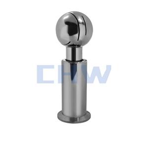 Sanitary stainless steel high quality Clamped Rotary Cleaning Ball ss304 ss316L DIN SMS ISO 3A BPE IDF AS BS