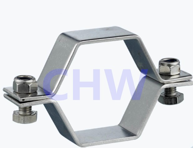 Stainless steel fitting clamps