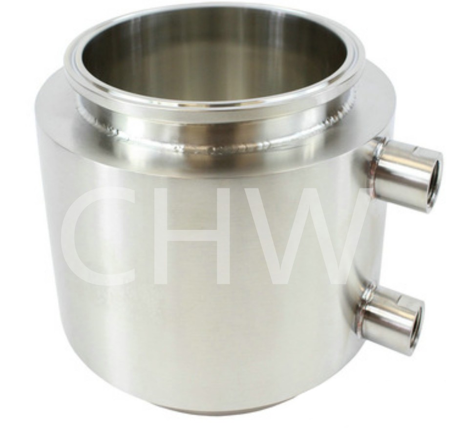SS304 Stainless Steel Triclamp Fully Jacketed Spool With 1/2