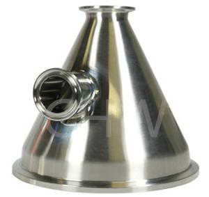 SS304 Sanitary Triclamp Reducer with Triclamp Side Port for Butane Extraction Kits