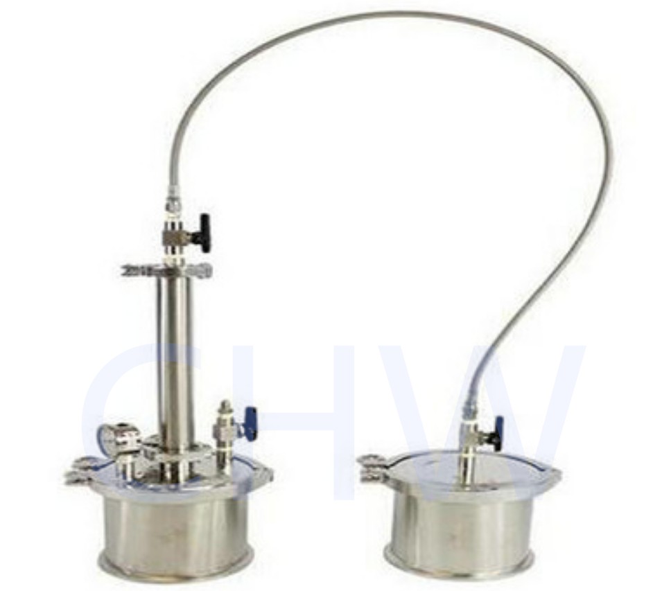 SS 304 STAINLESS STEEL 45G -270G PASSIVE BHO CLOSED LOOP EXTRACTOR