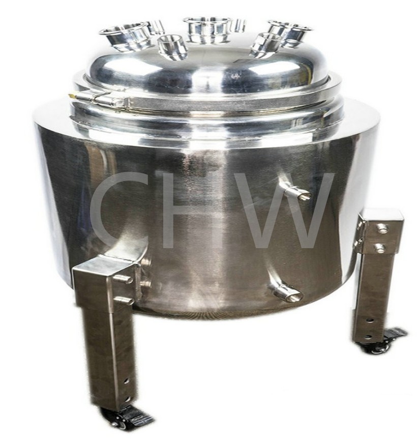 Stainless Steel Double Jacketed Solvent Tanks /BHO Extractor Collection Base