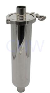 Stainless steel Sanitary Welded Straight Filter In-line Strainer for Water Beverage food industries