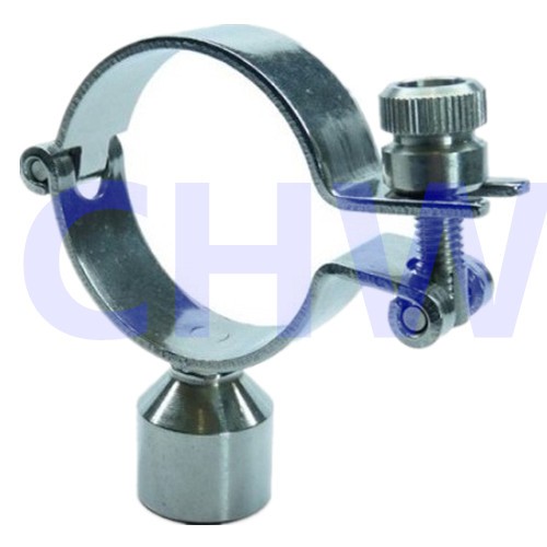 Sanitary Stainless steel SS304 SS316L pipe support clip saddle clip with 1/2
