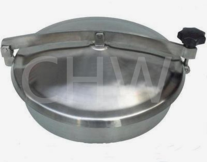 Sanitary stainless steel Oval Non-Pressure tank pressurized ss304 manhole cover sealed manhole covers manway