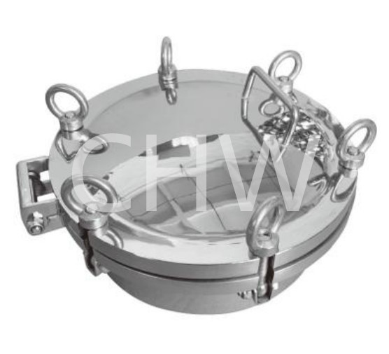 Sanitary stainless steel 304 316L Groove Manhole Cover manway