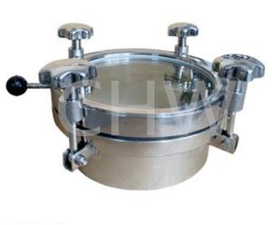 Sanitary stainless steel ss304 or ss316L Full View Mirror Manway Manhole