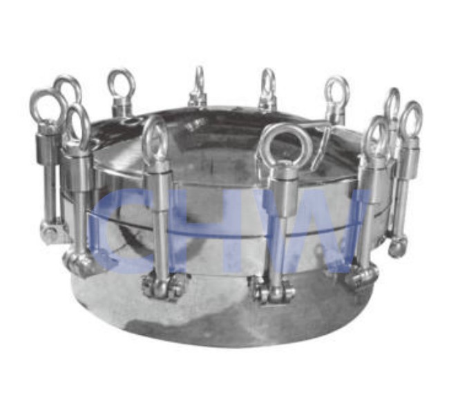 Stainless steel ss304 or ss316L Chemical level human hole Manway Manhole