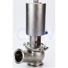 Sanitary stainless steel high quality intelligent pneumatic reversing valve F type ss304 ss316L DIN SMS ISO 3A BPE IDF AS BS