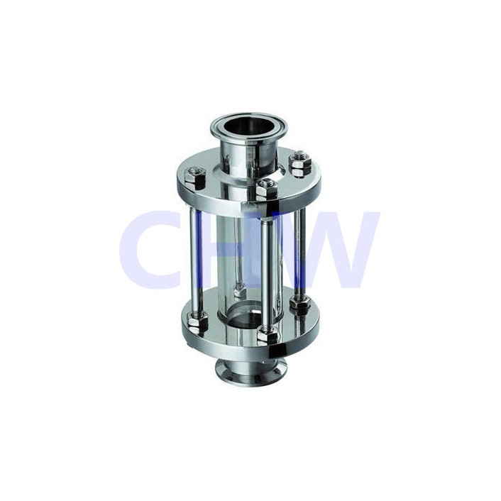 Stainless steel sanitary Tubular Sight Glass SS304 SS316L DIN SMS ISO 3A BPE IDF AS BS