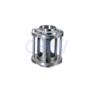 sanitary Stainless steel sight glass with protective net 304 316L DIN SMS ISO 3A BPE IDF AS BS