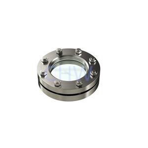 sanitary Stainless steel flanged sight glass 304 SS316L DIN SMS ISO 3A BPE IDF AS BS