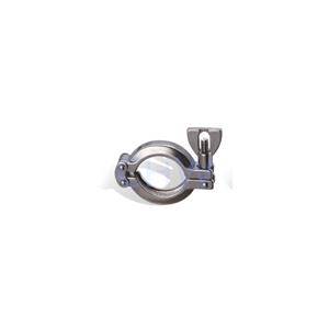 Stainless steel sanitary Double pin clamp 13SF SS304 SS316L DIN SMS ISO 3A BPE IDF AS BS