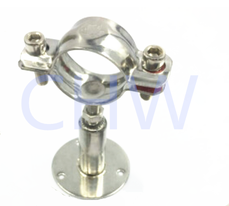 Sanitary Stainless steel 304 SS316L round stand down side of clamp