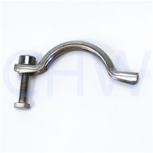 Sanitary Stainless steel 304 316 Hexagon pipe clamp
