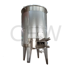 3000L popular glycol jacket wine fermenter sanitary stainless steel tank for winery